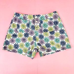 Vintage High Waisted Floral Shorts